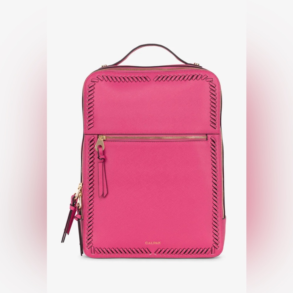 Stylish Pink Women's Bag CALPAK Kaya 15 inch Laptop Backpack in
Dragonfruit B22 - Picture 4 of 11